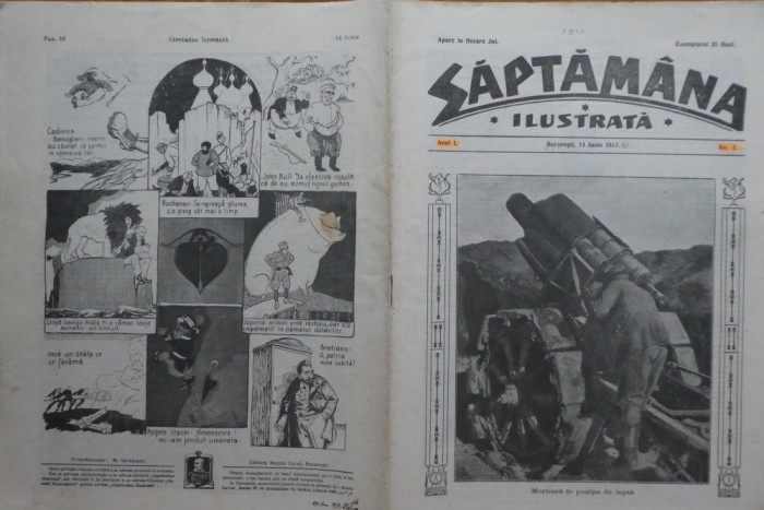Saptamana ilustrata, nr. 5, 1917, pro Puterile Centrale, Submarinele germane