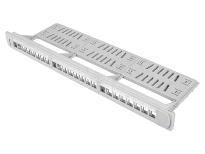 Patch Panel LANBERG Alb 24 Porturi 19 Inch Rack foto