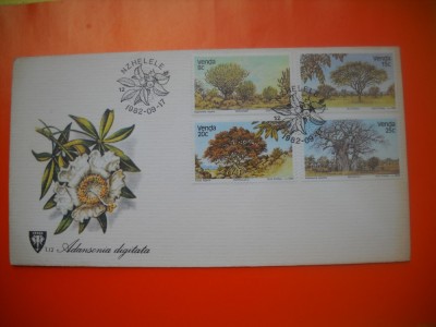 HOPCT PLIC FDC S NR 525 ARBORI INDIGENI VENDA 1982 RSA AFRICA DE SUD - -NECIRCULAT foto