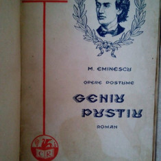 M. Eminescu - Geniu pustiu (1928)