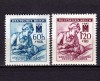 ✅ (S40) Germania Reich 1942 Protectorat Boemia și Moravia &quot;Crucea Rosie&quot; ,serie Mi.111/112 , MH ( sarniera ), Nestampilat