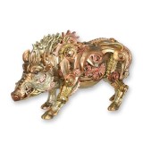 Porc mistret-statueta steampunk din rasini SP-63