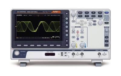 Osciloscop digital GDS-2204E Osciloscop: digital; DSO; Ch: 4; 200MHz; 1Gsps; 10Mpts; LCD TFT 8&amp;quot; ideal pentru Serial and Paralel Bus decoder foto