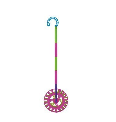 Jucarie de impins roata cu maner Burak Toys