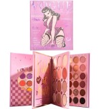 Paleta de farduri kevin&amp;coco, 72 culori, stil carte, 3 straturi, pudra compacta, clasic, fara sulfati, 14 x 14 cm, 80 g, multicolor