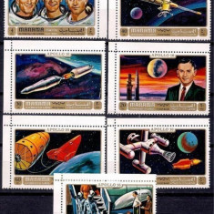 MANAMA, APOLLO 16 - SERIE COMPLETĂ MNH