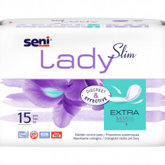 Absorbante pentru incontinenta urinara Lady Extra, 15 bucati, Seni