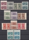 ROMANIA 1927 LP 76 SEMICENTENARUL INDEPENDENTEI PERECHE SERII STARE MNH