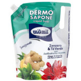 Rezerva de sapun lichid Ghimbir &amp; Ceai verde, 900 ml, Milmil