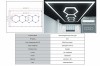 Sistem de Iluminare Plafon Hexagon / HoneyComb 4.03 x 1.18 m Performance AutoTuning