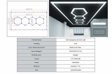 Sistem de Iluminare Plafon Hexagon / HoneyComb 4.03 x 1.18 m Performance AutoTuning