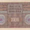 ROMANIA 1000 LEI BGR 1917 F stampilata Bucuresti Ad-tia Financiara