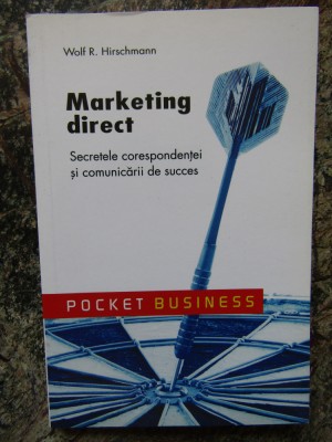 MARKETING DIRECT de WOLF R. HIRSCHMANN , 2012 foto