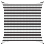 vidaXL P&acirc;nză de umbră Antracit și Alb 3 x 3 m HDPE 42032750