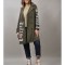 SACOU TIP TRENCH CU CORDON IN TALIE ZEFFIRATO Kaki S-M
