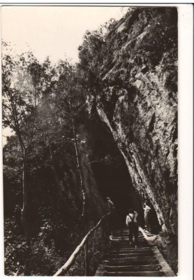 CPI B13763 CARTE POSTALA - HERCULANE. INTRARE IN PESTERA &amp;quot;GROTA HAIDUCILOR&amp;quot;, RPR foto
