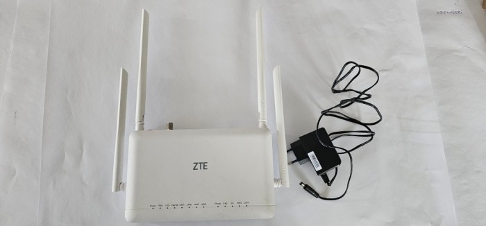 ROUTER ZTE BOX WI-FI 6 GPON ONT MODEL ZXHN F6600R