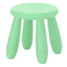 Taburet pentru copii, 30 x 30 x 35 cm, Verde