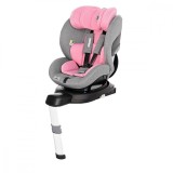 Scaun Auto Lorelli, Proxima I-Size Isofix, rotativ, 40-105 cm, Pink Grey