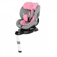 Scaun Auto Lorelli, Proxima I-Size Isofix, rotativ, 40-105 cm, Pink Grey