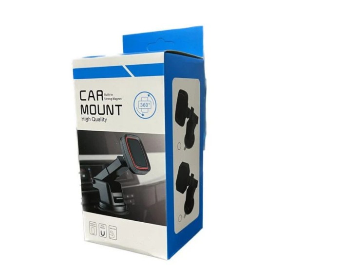 Suport telefon cu magnet si brat telescopic pentru bord sau parbriz