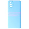 Husa Silicon Samsung Galaxy A71 Albastru Light Blue - Protectie Premium