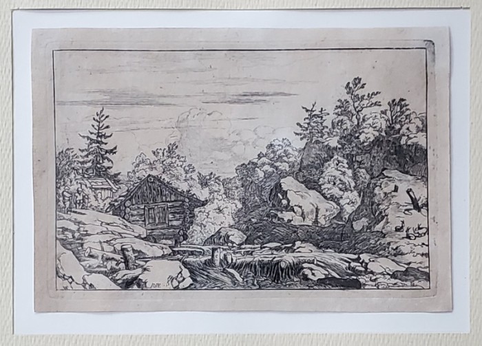 Allart van Everdingen ( 1621 - 1675 ) - Trei capre la rau, Secol 17