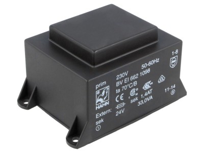 Transformator PCB &amp;icirc;ncapsulat 33VA 230V foto