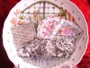 FARFURIE PORTELAN ENGLEZESC ROYAL ALBERT BONE CHINA DECOR PISICA PERSANA COLECTIA THE COUNTRY KITTEN 21.5 CM