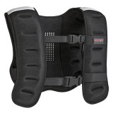 SPORTNOW Vesta Ponderată 8 kg cu Curele Ajustabile și Benzi Reflective, din Neopren și Nisip, 43x33 cm, Negru | Aosom Romania