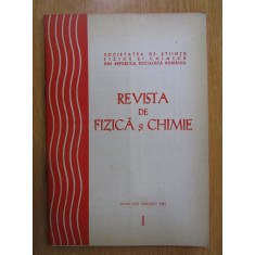 Revista de fizica si chimie, nr. 1, ianuarie 1988