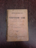 Notiuni elementare de versificatiune latina - ND. Locusteanu