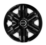 Cumpara ieftin Set 4 capace roti Hubcaps fast black R16 pentru gama auto Daewoo, Autohelix MSA