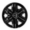 Set 4 capace roti Hubcaps fast black R16 pentru gama auto Daewoo
