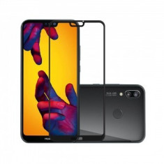 Folie protectie display sticla 6D FULL GLUE Huawei P20 Lite BLACK foto