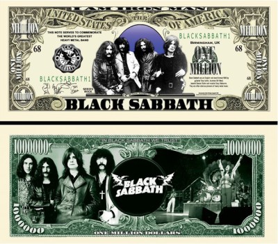 !!! SUA = FANTASY NOTE (TJ6) = TRUPA &amp;#039;&amp;#039; BLACK SABBATH &amp;#039;&amp;#039; - 2021 - UNC foto