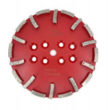 Disc cu segmenti diamantati pt. slefuire pardoseli - segment mediu - Rosu - 250 mm - prindere 19mm - DXDY.8500.250.43, Oem