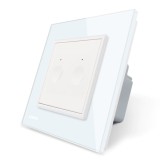 Cumpara ieftin Intrerupator dublu wireless cu touch Livolo din sticla, Serie noua SmartElectro IntelligentHouse