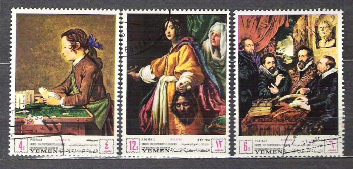 Yemen 1968 Paintings, used A.113 Yemen 1968 Paintings, used A.113