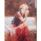 Tablou canvas, Tanara pe dormeza, 80x60cm, gata de agatat pe perete