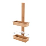 Etajera dubla baie Sensea Wellness, bambus, 26 x 14.2 cm