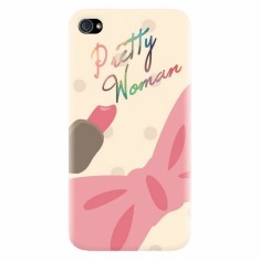 Husa silicon pentru Apple Iphone 4 / 4S, Cute Girly