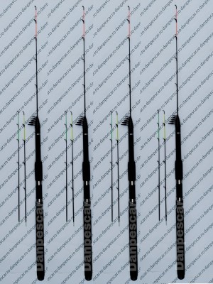 SET 4 Lansete fibra sticla ROBIN HAN Power tele feeder 3,60 metri 90-150gr foto