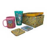 Cumpara ieftin Set Cadou Looney Tunes - Pahar XXL + Cana + 2 Coastere Vacay