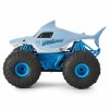 Masina Radio Control Monster Jam Megalodon Storm, Telecomanda, Baieti, 4 ani+, Plastic, Gri