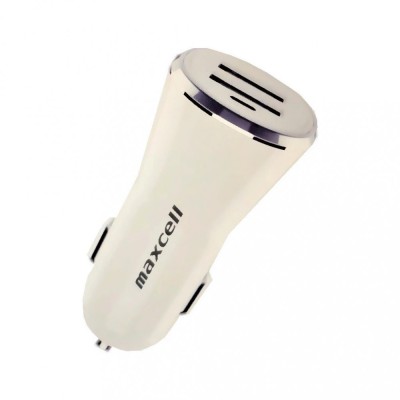 Incarcator Auto Bricheta Maxcell 5 V/2.4 A Fast Charge Cu 2 Porturi USB + Cablu Micro USB Inclus foto