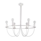 Pendul GLS GoodHome Biham, alb, 6xE27, finisaj mat