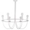 Pendul GLS GoodHome Biham, alb, 6xE27, finisaj mat