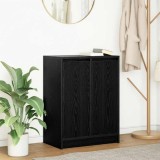 vidaXL Bufetă Stejar negru 57x34x76 cm Lemn prelucrat