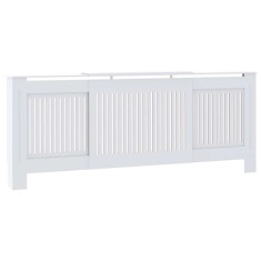 Masca pentru calorifer, alb, 205 cm, MDF